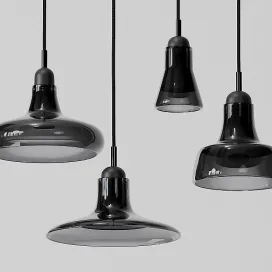 Shadow largependants blackand white